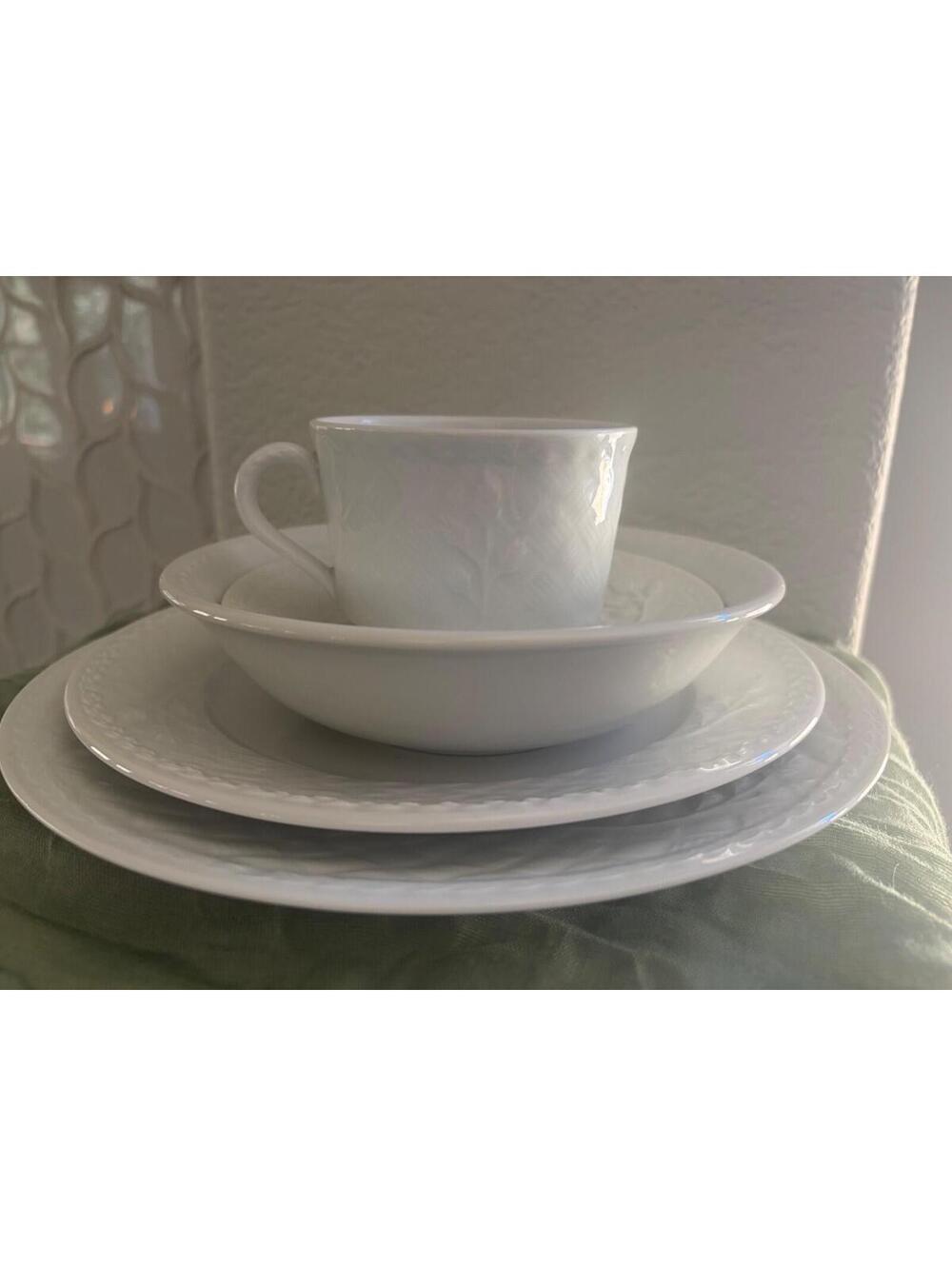 Royal Worcester Gourmet Oven China 5 piece dinner salad bowl cup saucer